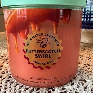 Bath & Body Works Butterscotch Swirl 3-wick Candle